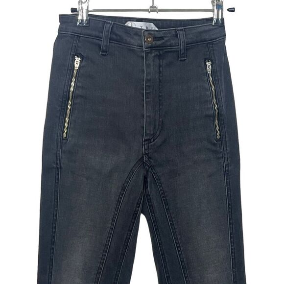 TRE by Natalie Ratabesi Tori Skinny Jeans Women’s Size 25 Black High Rise - Picture 3 of 12